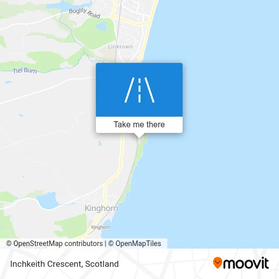 Inchkeith Crescent map