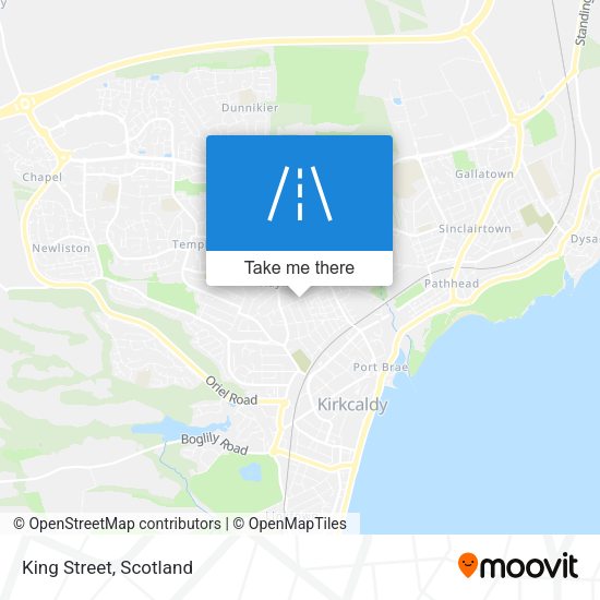 King Street map