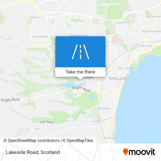 Lakeside Road map