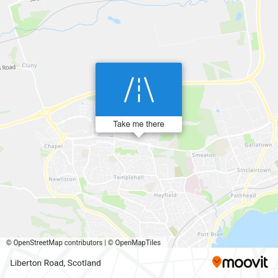 Liberton Road map