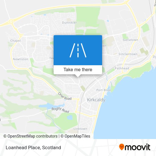 Loanhead Place map
