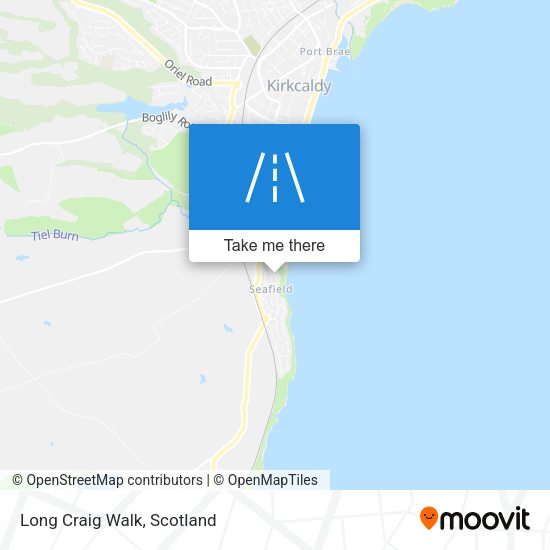 Long Craig Walk map