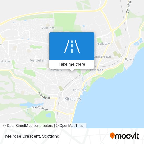 Melrose Crescent map