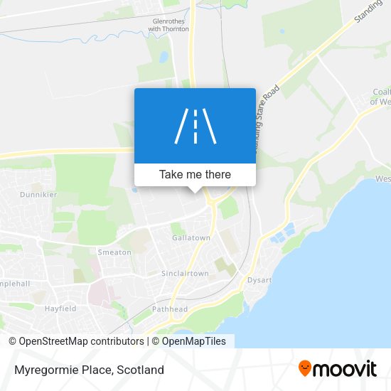 Myregormie Place map