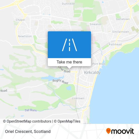 Oriel Crescent map