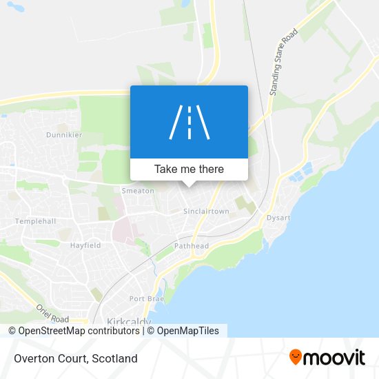 Overton Court map