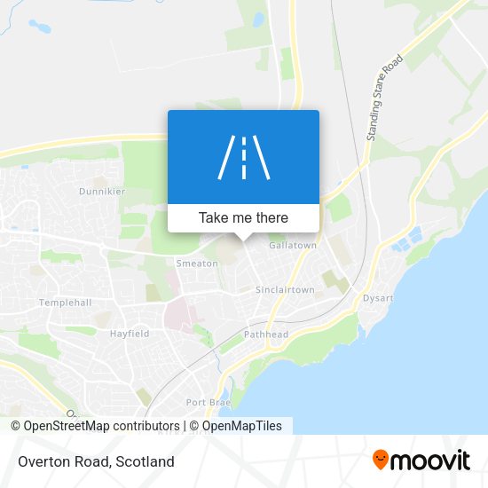 Overton Road map