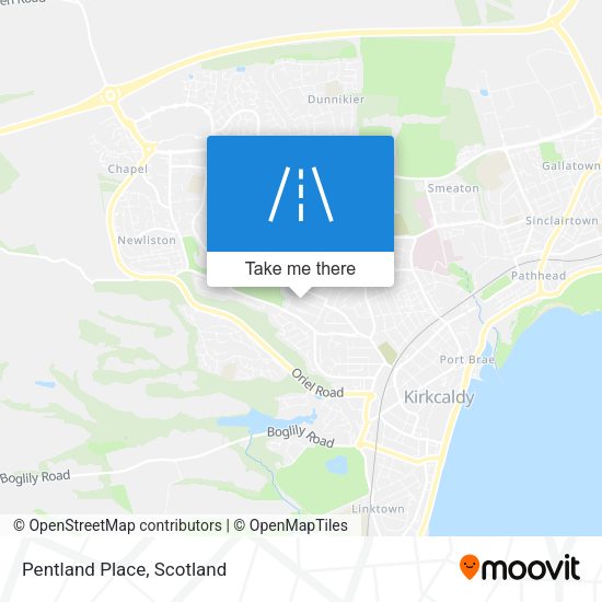 Pentland Place map