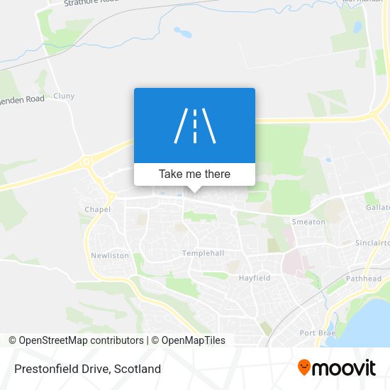 Prestonfield Drive map