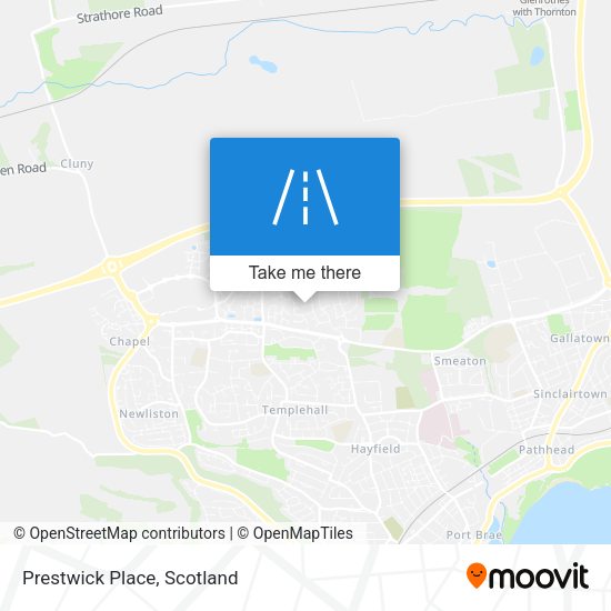 Prestwick Place map
