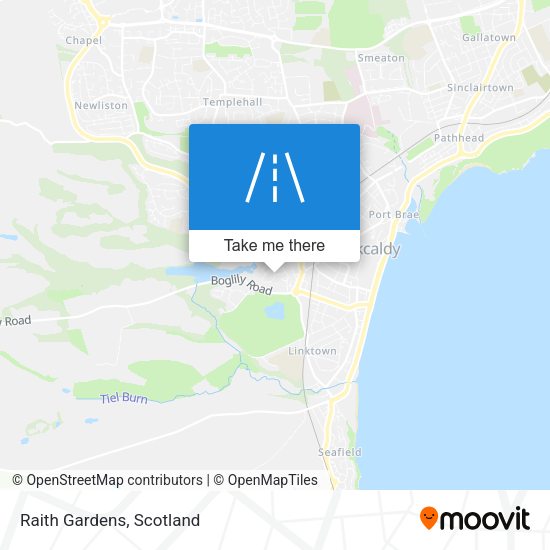 Raith Gardens map