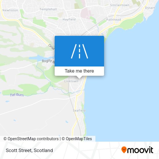 Scott Street map