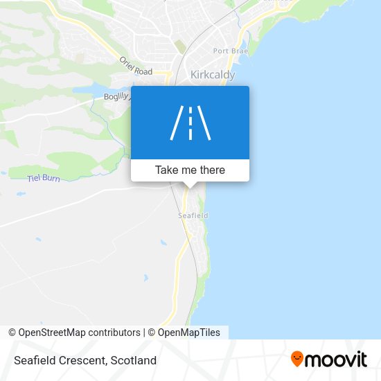 Seafield Crescent map