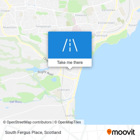 South Fergus Place map