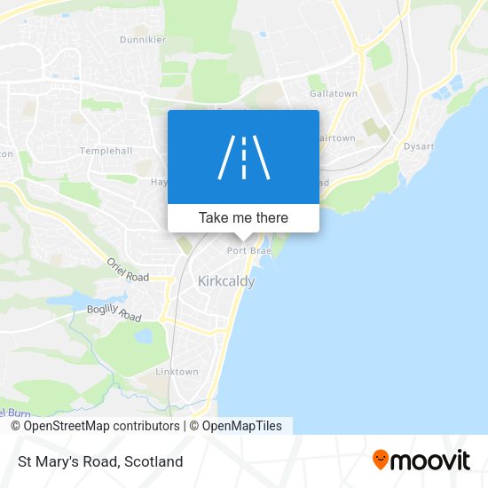 St Mary's Road map
