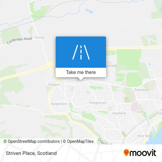 Striven Place map