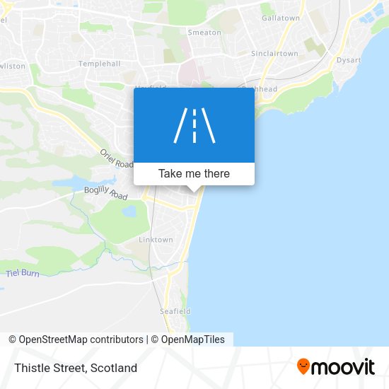 Thistle Street map