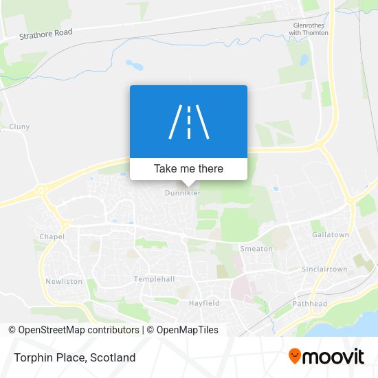 Torphin Place map