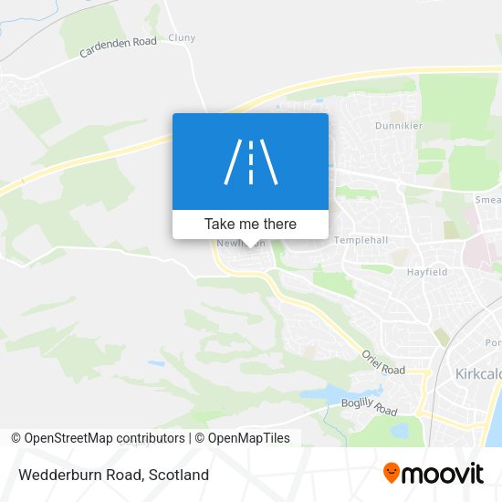 Wedderburn Road map