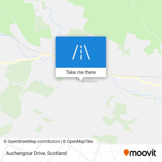 Auchengour Drive map