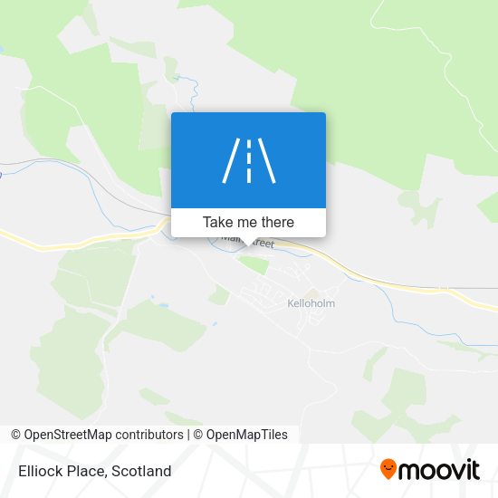 Elliock Place map
