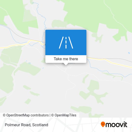 Polmeur Road map