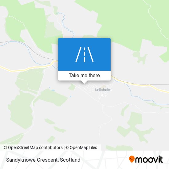 Sandyknowe Crescent map