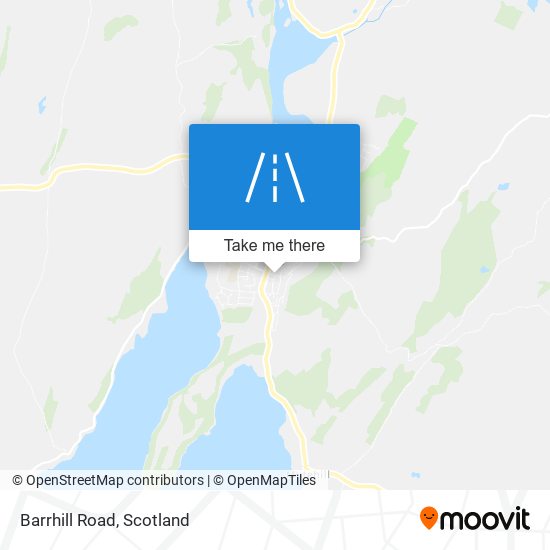 Barrhill Road map