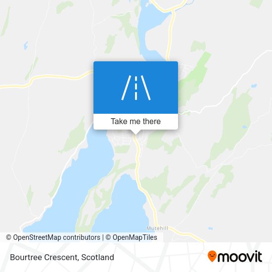 Bourtree Crescent map