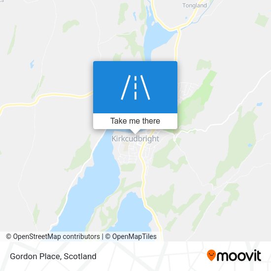 Gordon Place map
