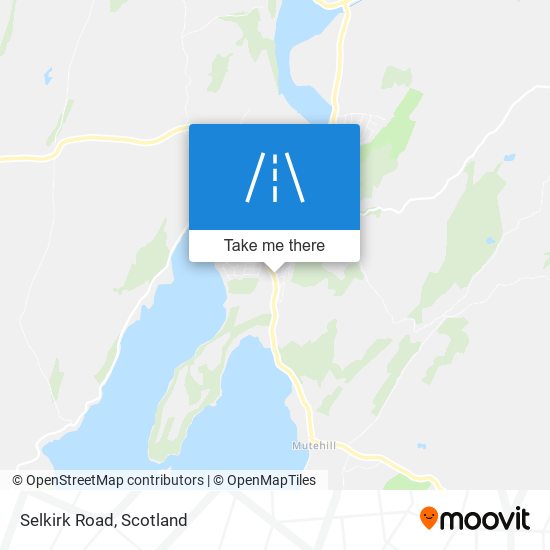Selkirk Road map