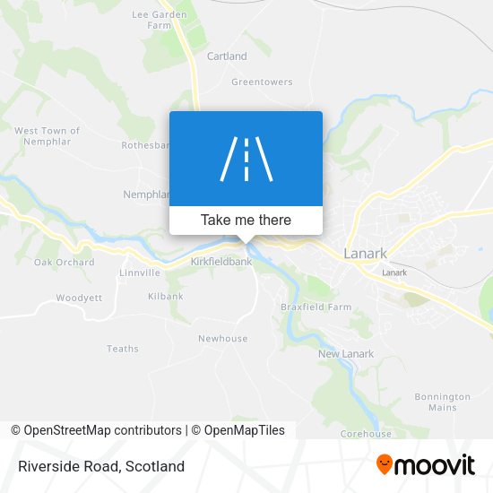 Riverside Road map