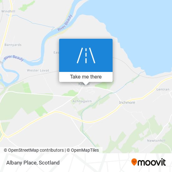 Albany Place map
