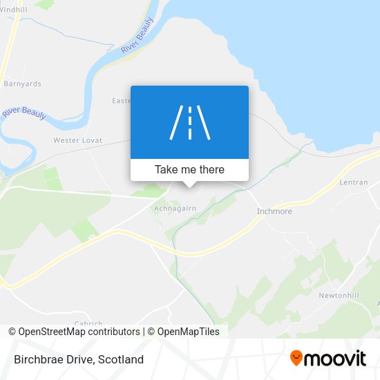 Birchbrae Drive map
