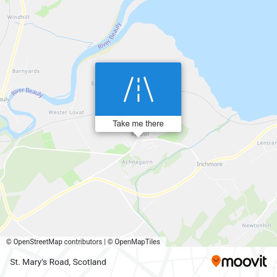 St. Mary's Road map