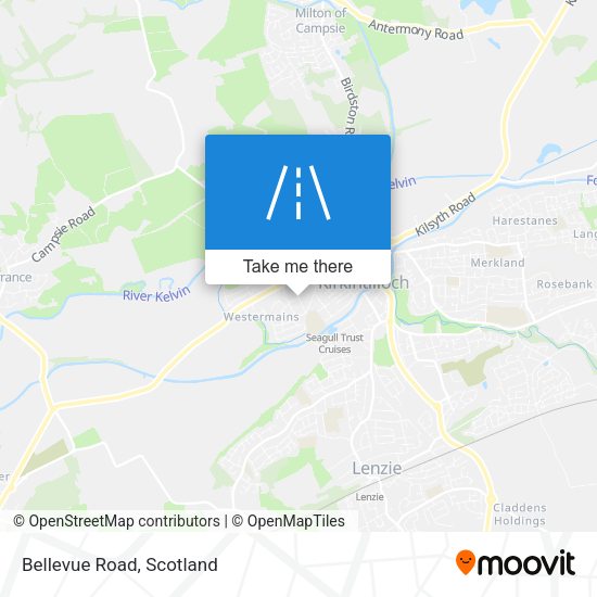 Bellevue Road map