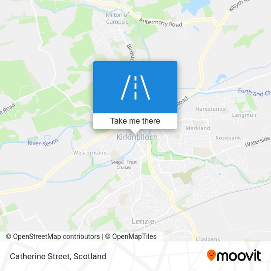 Catherine Street map