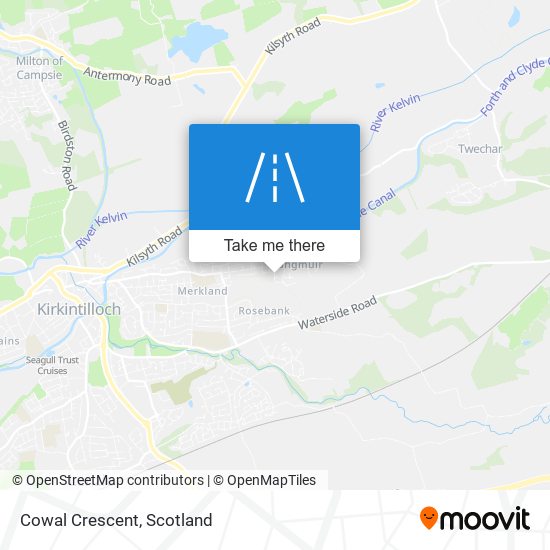 Cowal Crescent map