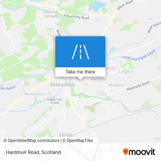 Hardmuir Road map