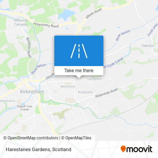 Harestanes Gardens map