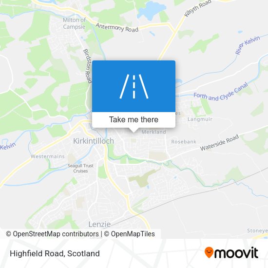 Highfield Road map