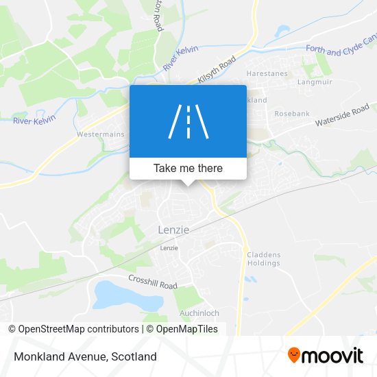 Monkland Avenue map
