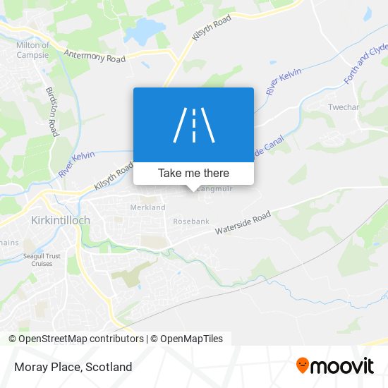 Moray Place map