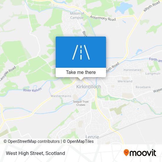 West High Street map