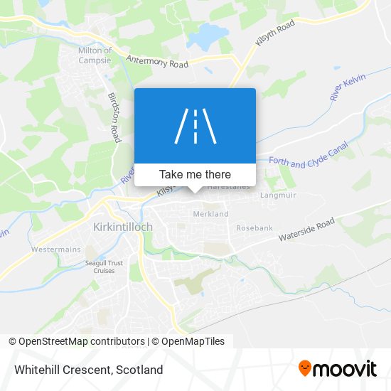 Whitehill Crescent map