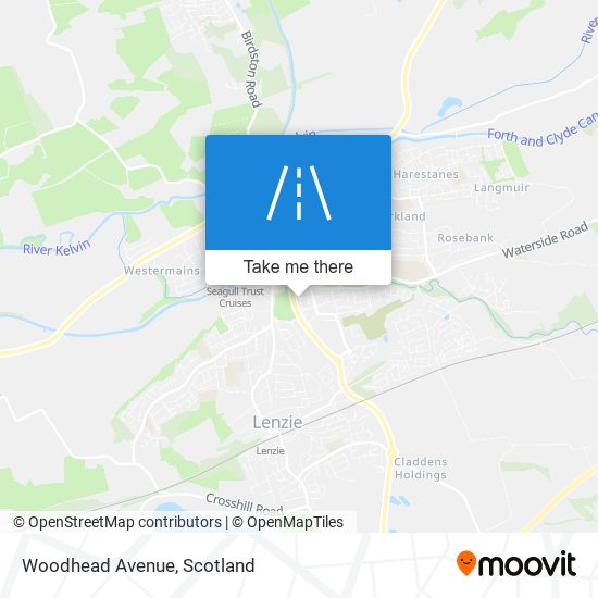 Woodhead Avenue map