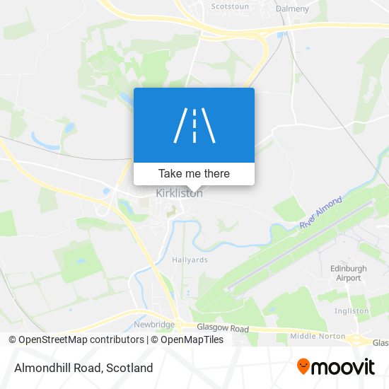 Almondhill Road map