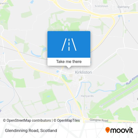 Glendinning Road map
