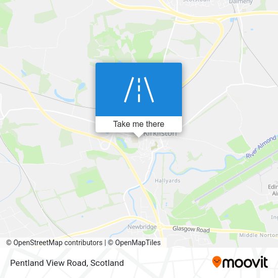 Pentland View Road map