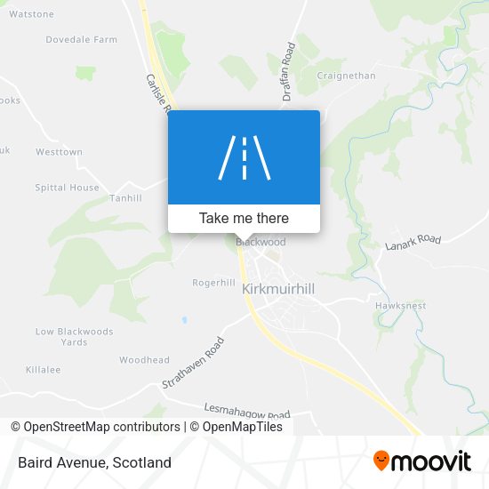 Baird Avenue map